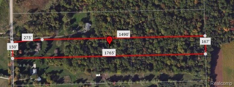 7650 Earhart Road South Lyon, MI 48178 - Photo 14 of 14 7650 Earhart Rd. Property Lines