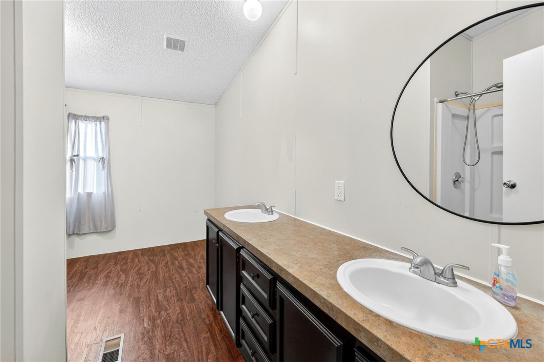 11213 Ridgewood Drive Salado, TX 76571 - Photo 14 of 24 a bathroom with a sink and a mirror