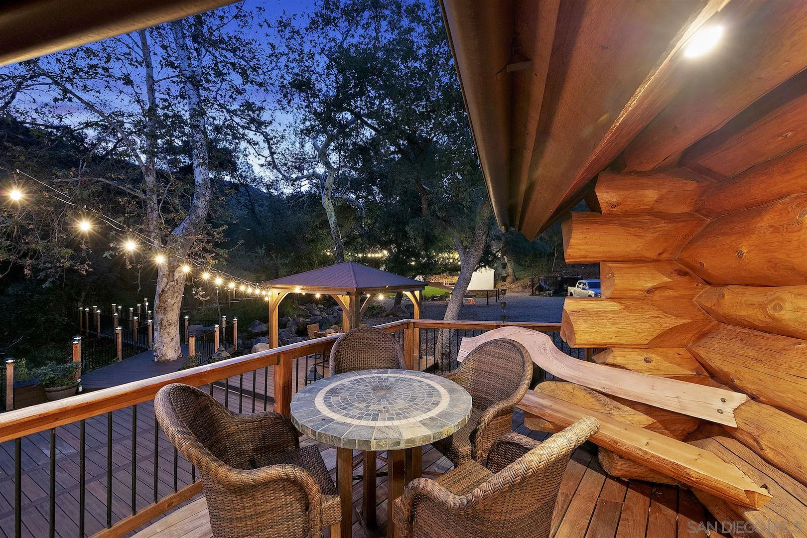 218 Frances Drive El Cajon, CA 92019 - Photo 13 of 56 a balcony with table and chairs