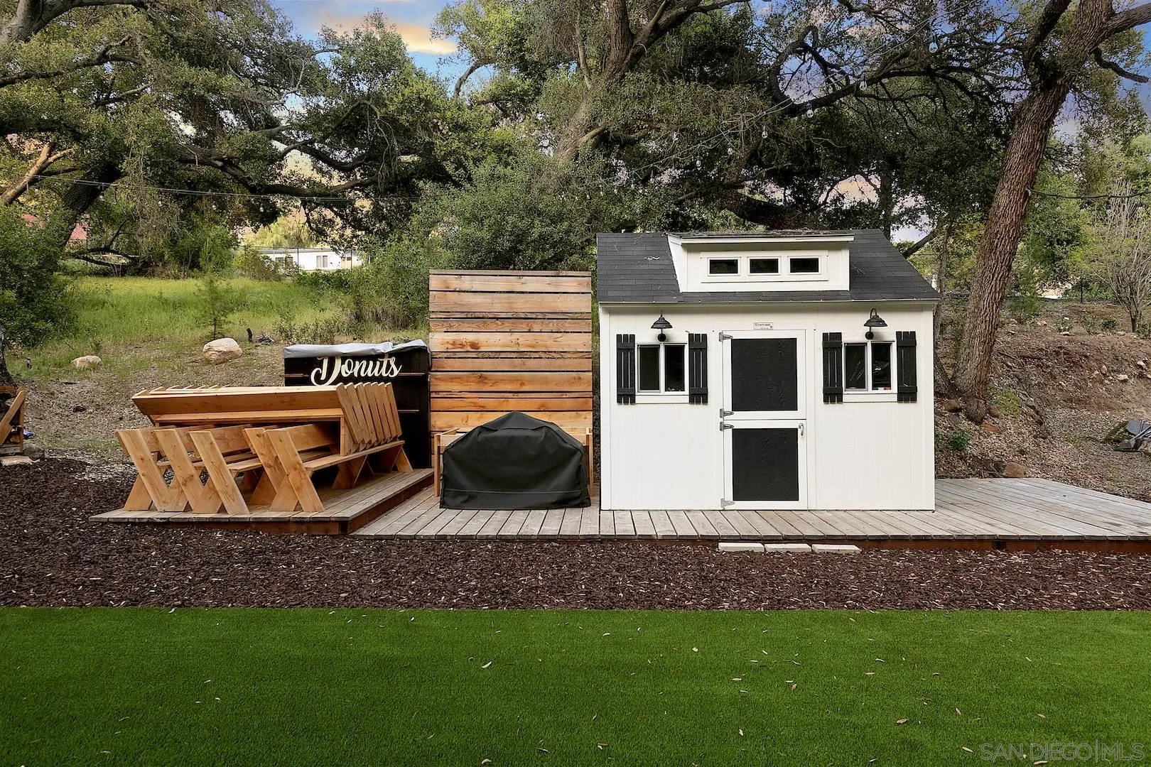 218 Frances Drive El Cajon, CA 92019 - Photo 17 of 56 a view of a house with backyard and sitting area