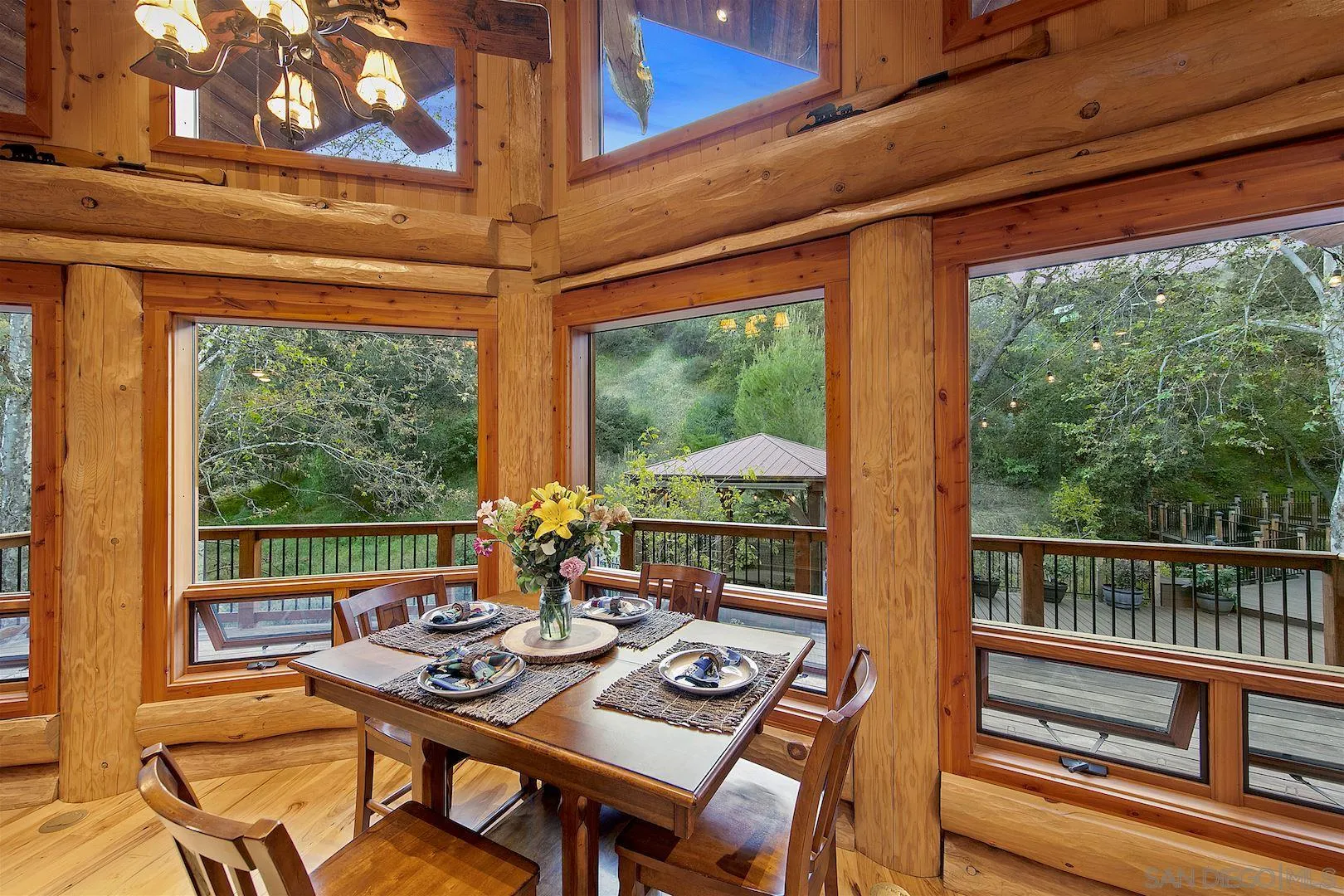 218 Frances Drive El Cajon, CA 92019 - Photo 48 of 56 a view of a dining room with furniture window and outside view