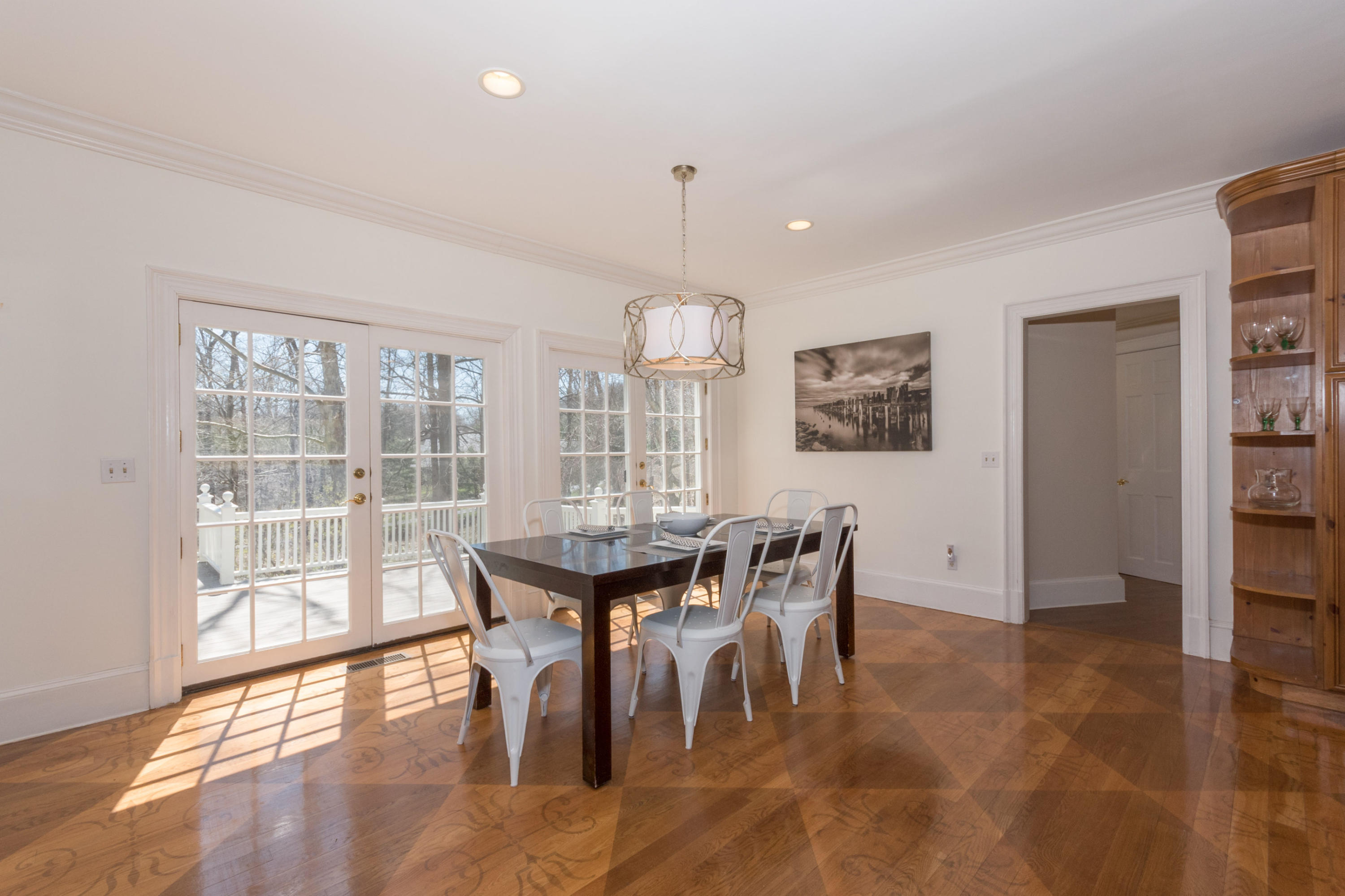 123 Lone Tree Farm Road New Canaan, CT 06840 - Photo 13 of 26 a dining room with furniture window and wooden floor