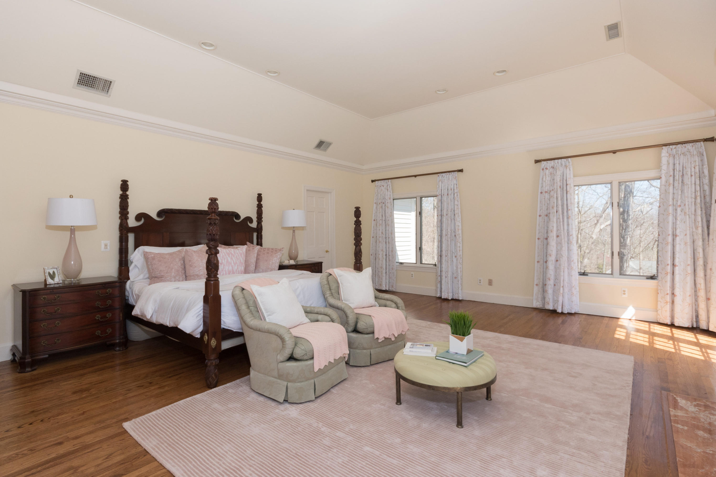 123 Lone Tree Farm Road New Canaan, CT 06840 - Photo 15 of 26 a living room with furniture and a large window