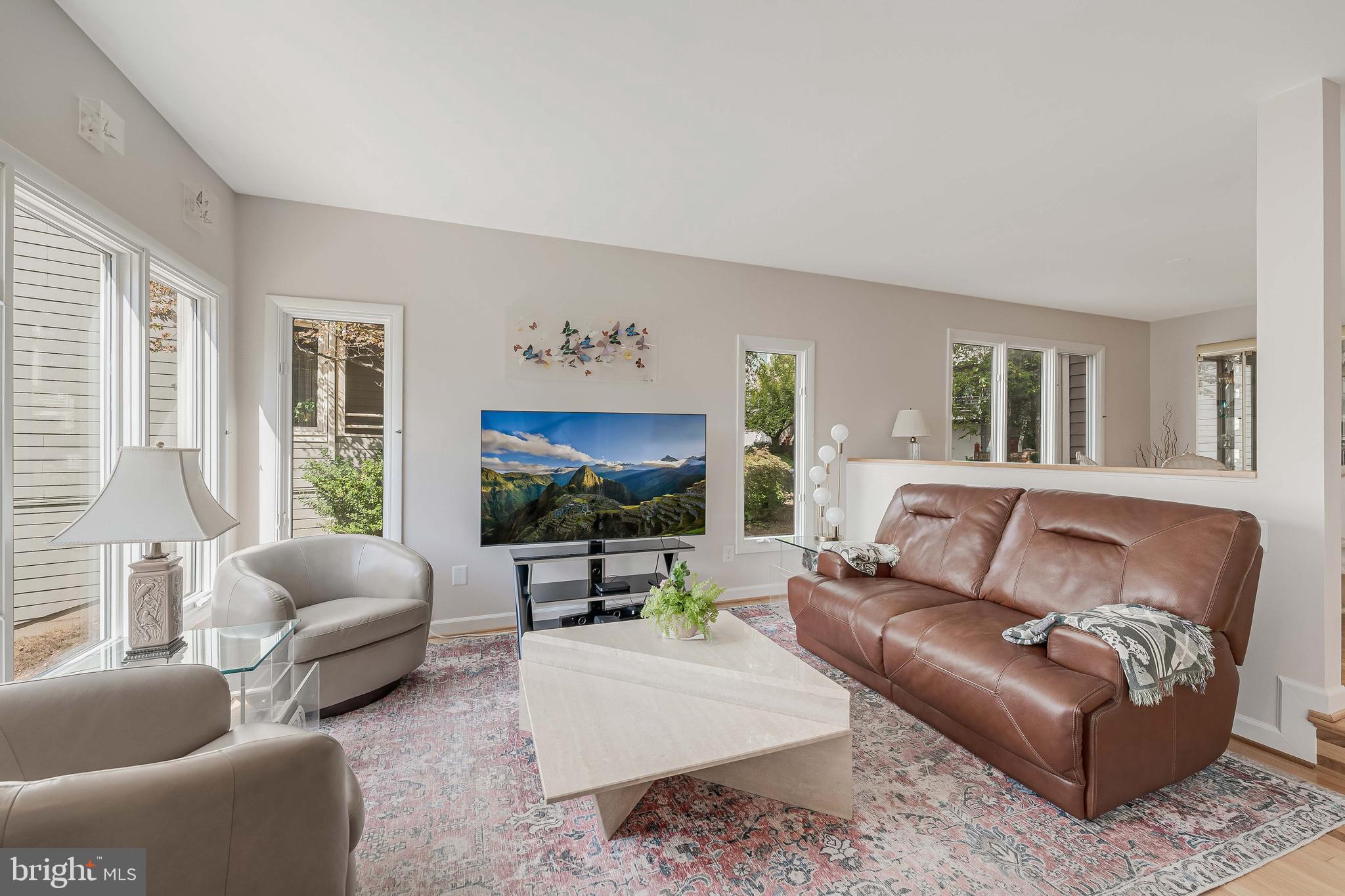 1933 Lakeport Way Reston, VA 20191 - Photo 26 of 57 a living room with furniture and a flat screen tv
