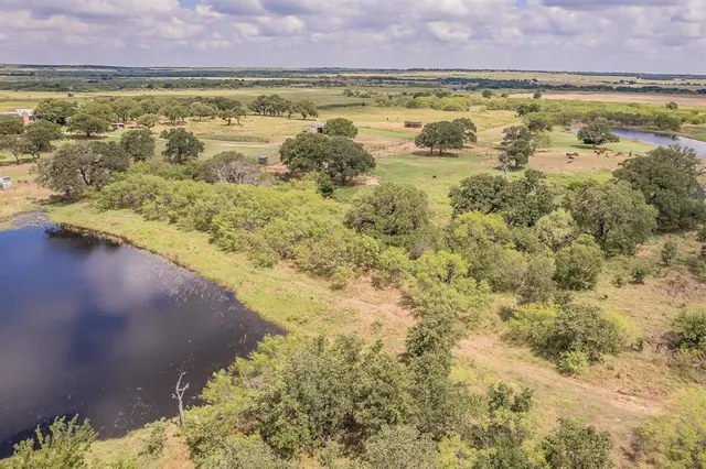 a view of a lake with outdoor space