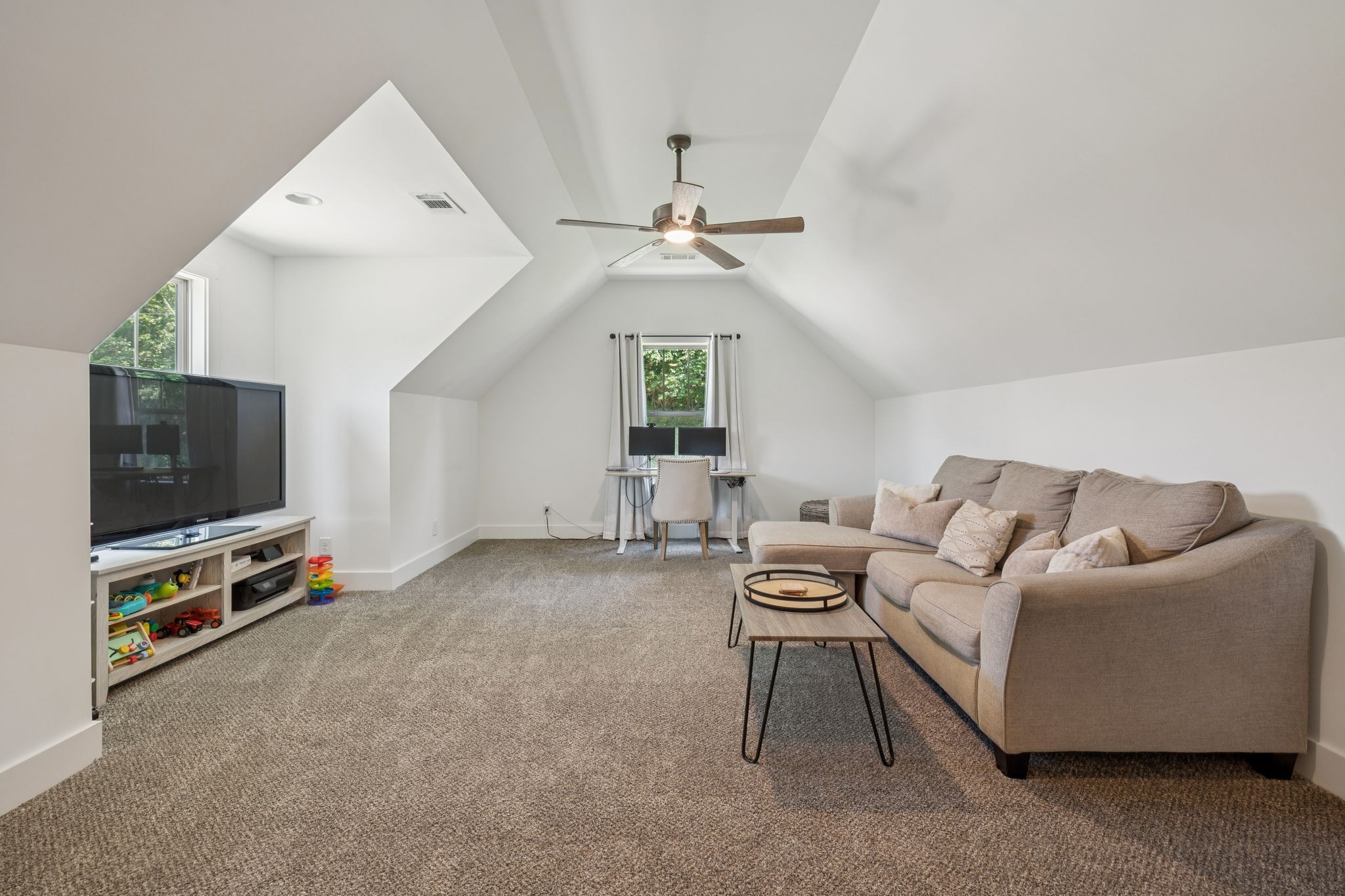 760 Johnson Hollow Road Watertown, TN 37184 - Photo 31 of 53 a living room with furniture and a flat screen tv