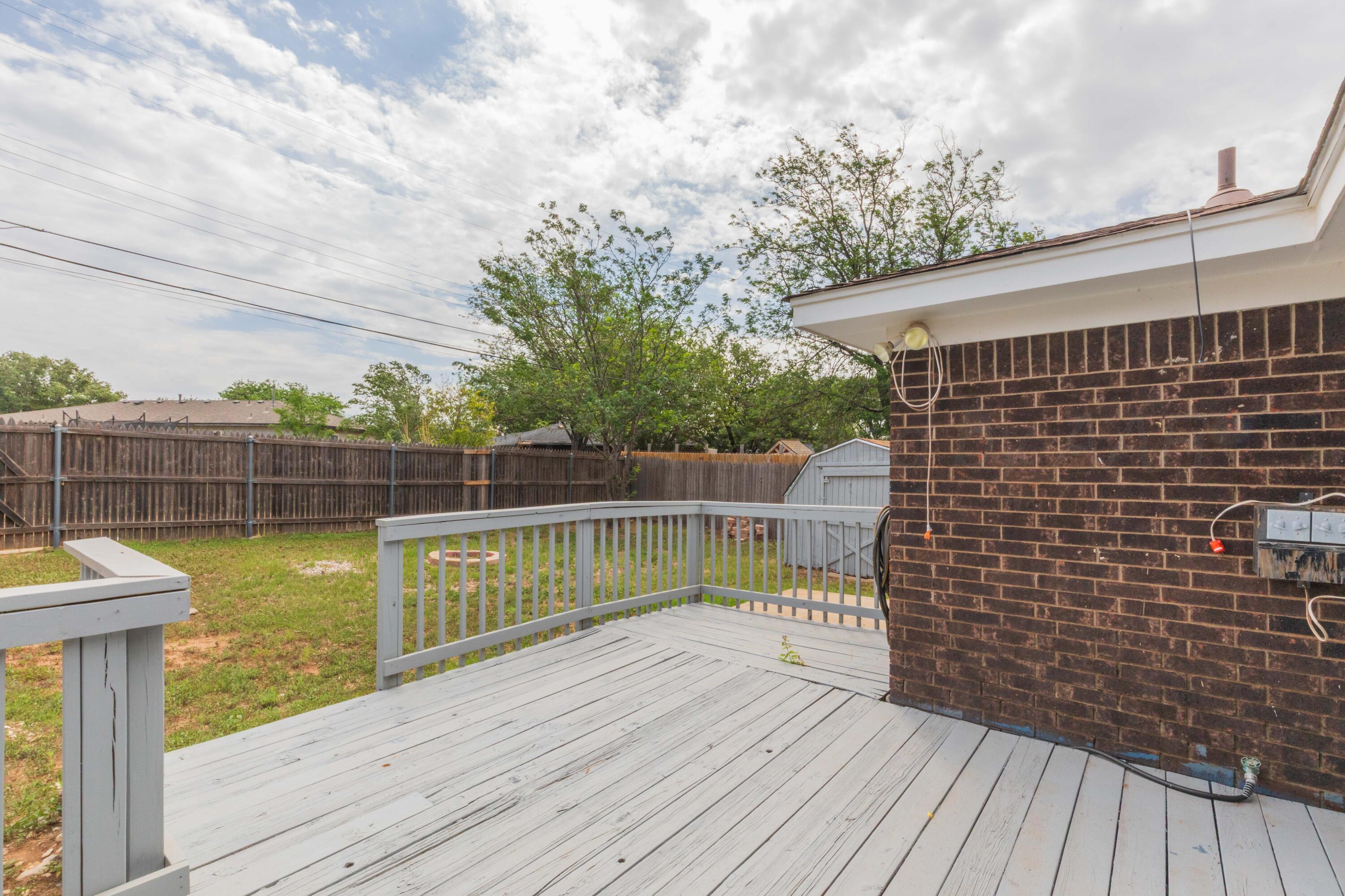 2710 Emory Drive Amarillo, TX 79110 - Photo 11 of 34 BACKYARD VIEW 1