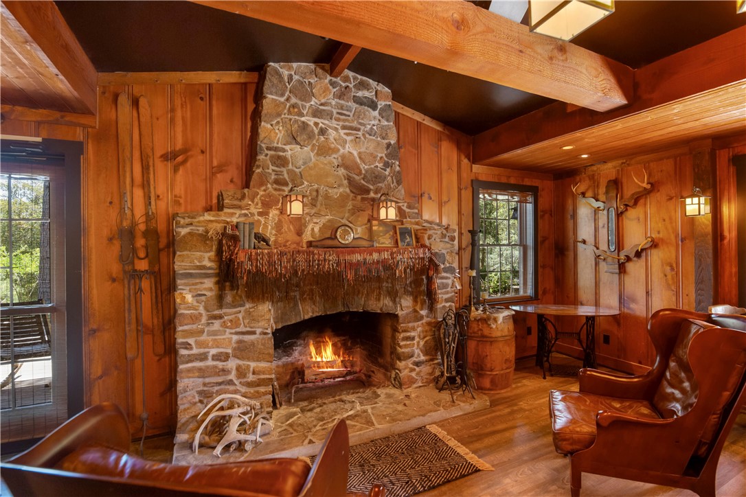 2960 La Posada Way Julian, CA 92036 - Photo 17 of 66 a living room with furniture and a fireplace