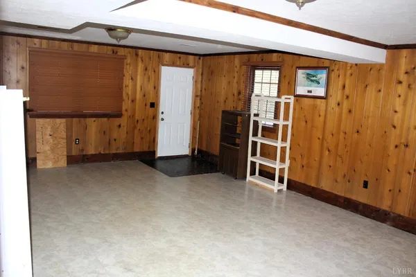 a view of an empty room