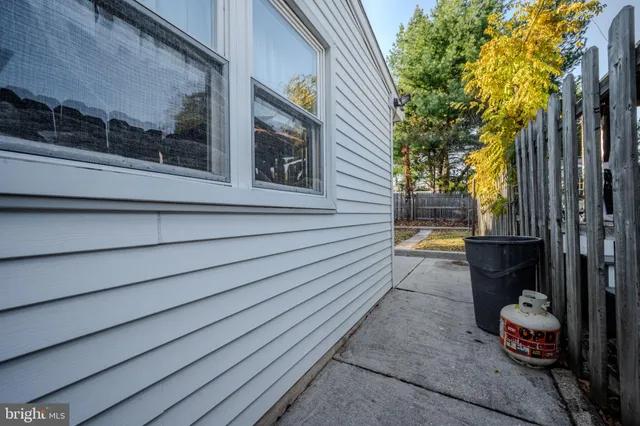 a view of a building with a street