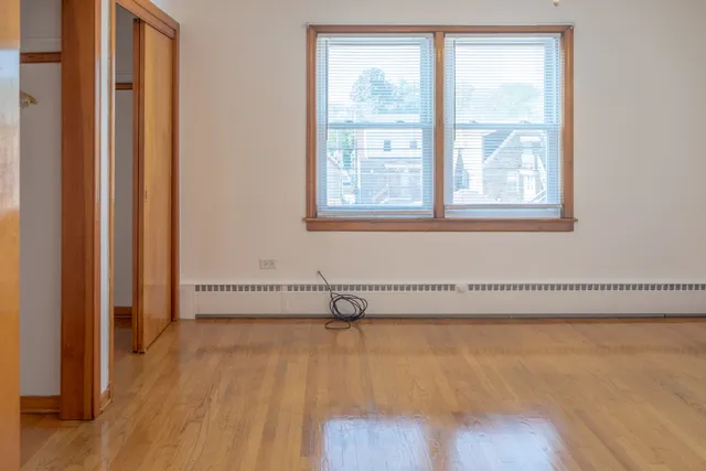 a view of a bathtub in a room