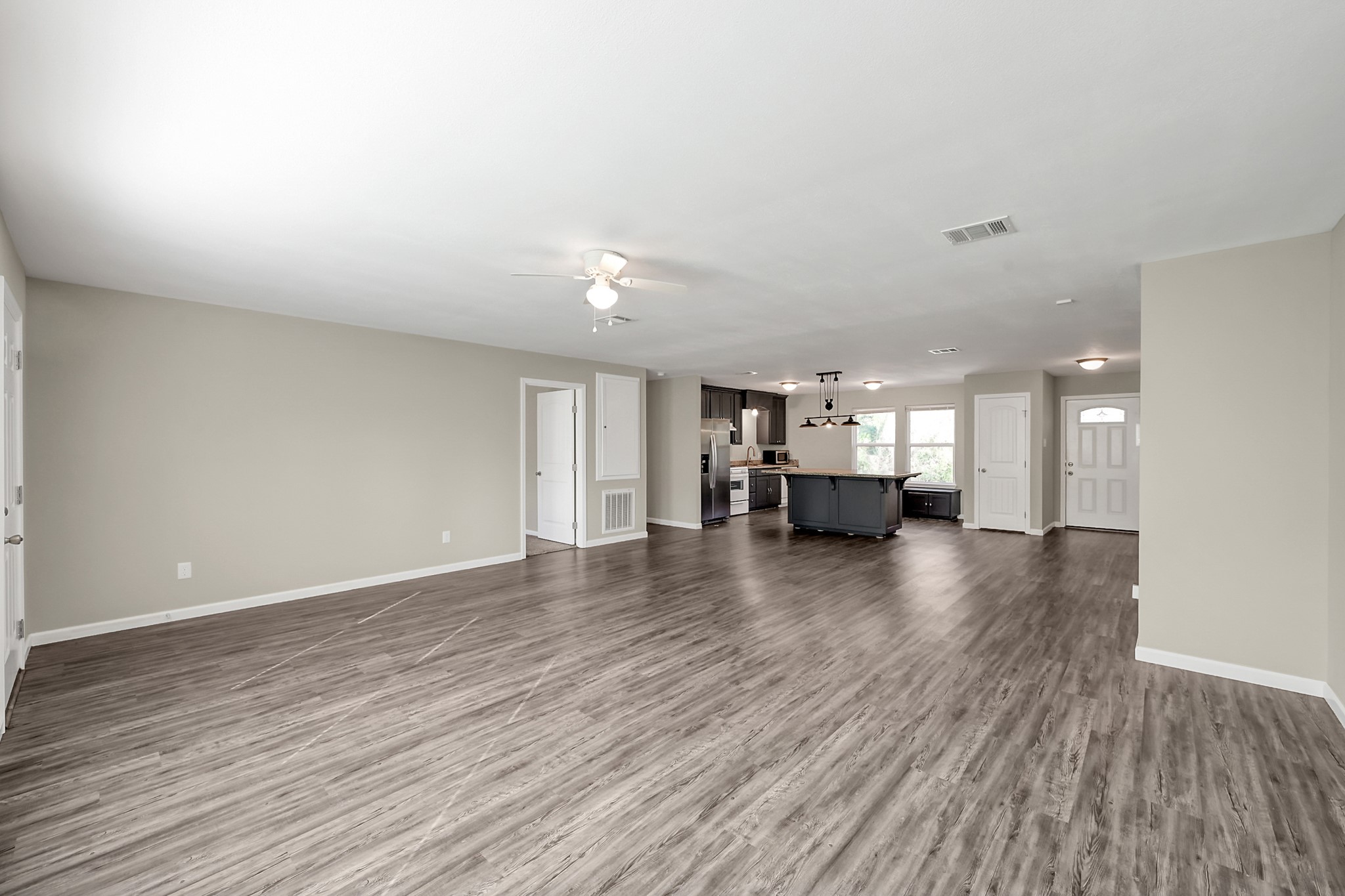 3527 Gary Lane Spring, TX 77380 - Photo 13 of 47 a view of empty room with wooden floor