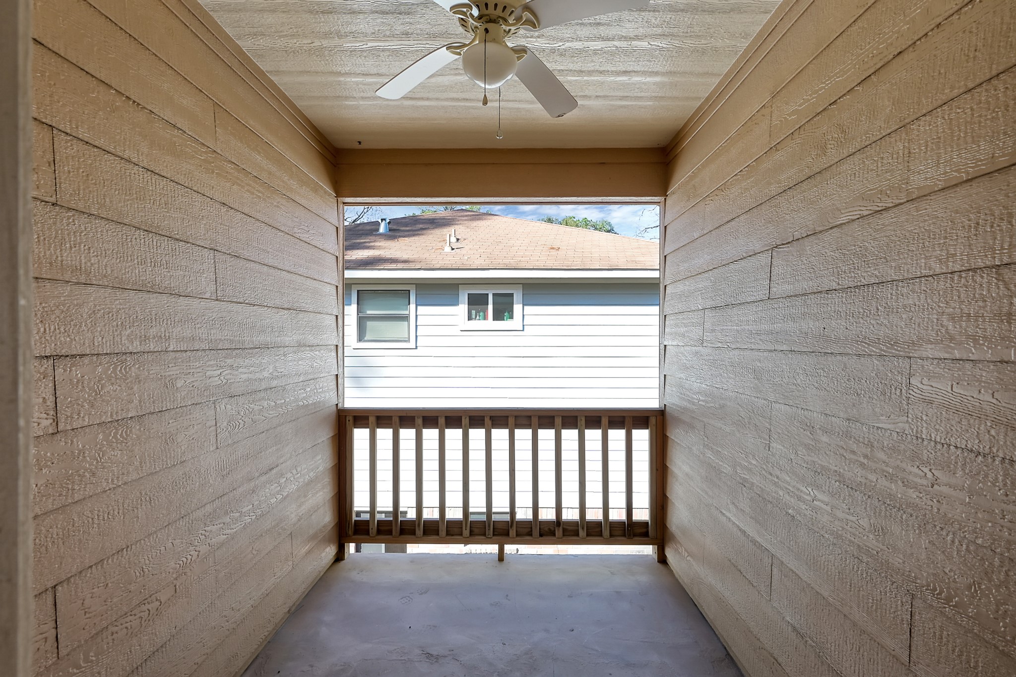 3527 Gary Lane Spring, TX 77380 - Photo 33 of 47 a view of a porch with a bench