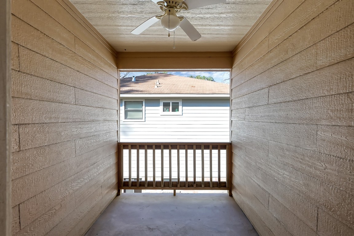 3527 Gary Lane Spring, TX 77380 - Photo 33 of 47 a view of a porch with a bench