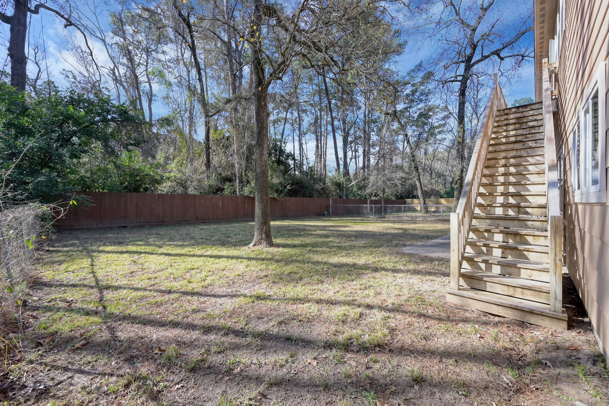 3527 Gary Lane Spring, TX 77380 - Photo 34 of 47 a view of backyard with green space