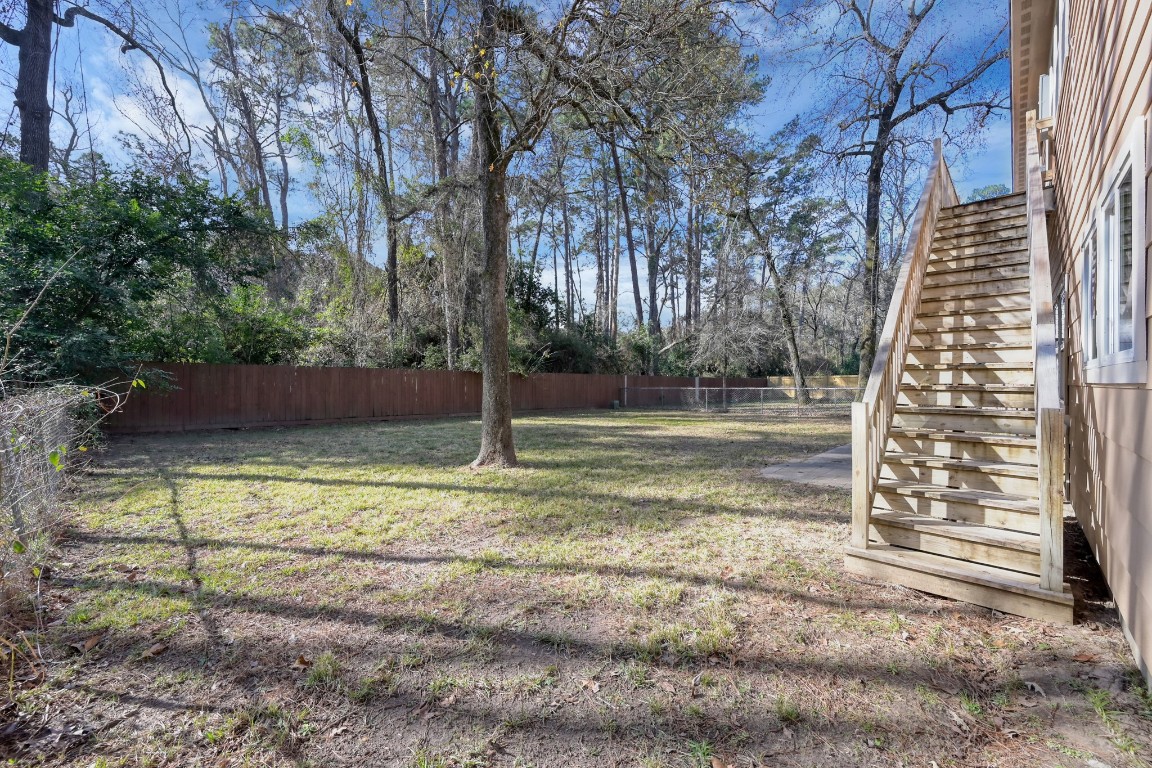 3527 Gary Lane Spring, TX 77380 - Photo 34 of 47 a view of backyard with green space