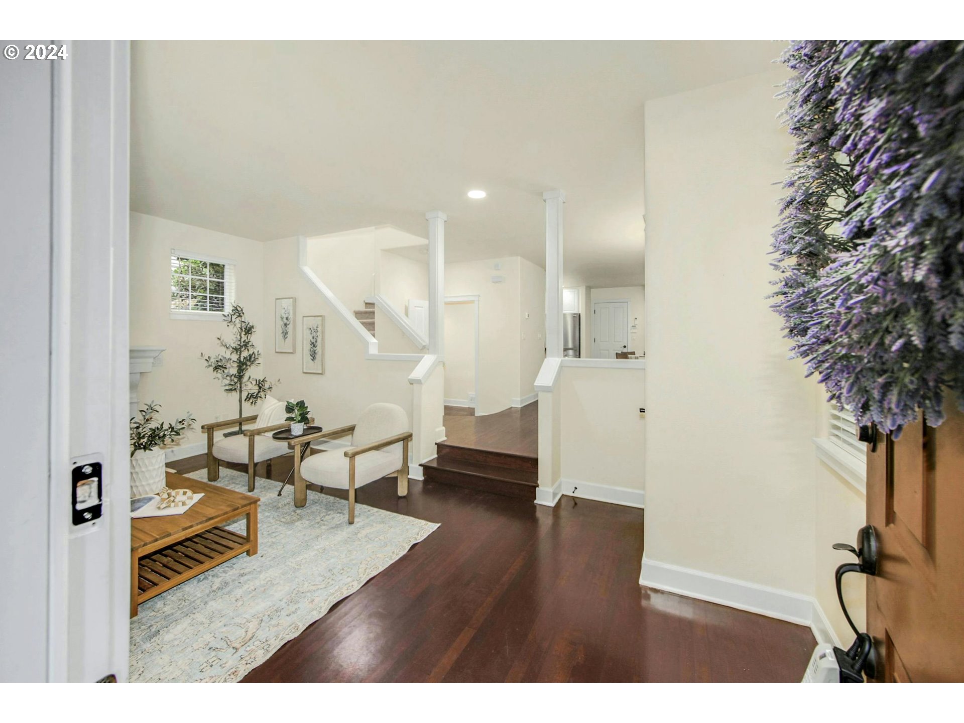 2324 Northwest Miller Road Portland, OR 97229 - Photo 5 of 29 a view of an entryway with wooden floor