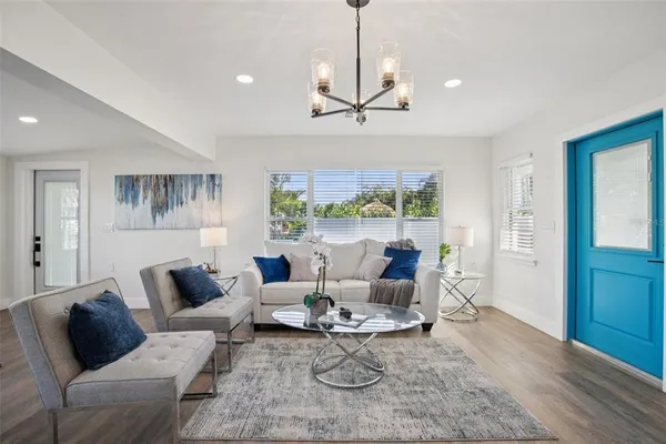a living room with furniture or outdoor view and a window