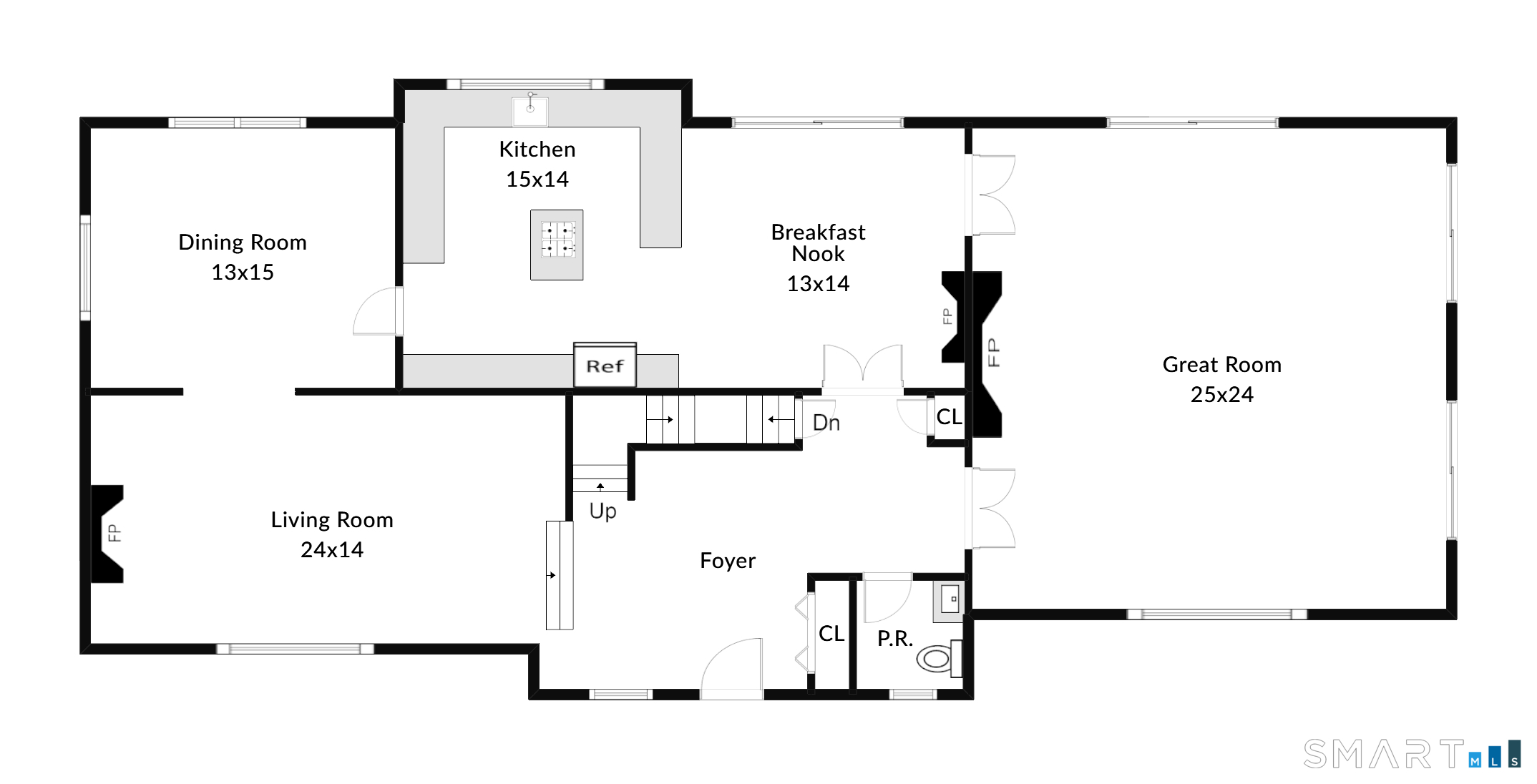 6 Morganti Court Ridgefield, CT 06877 - Photo 34 of 36 a picture of floor plan