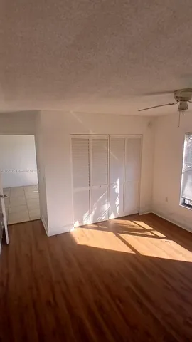 a view of a room with an empty space