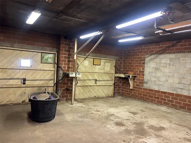 a view of a storage room