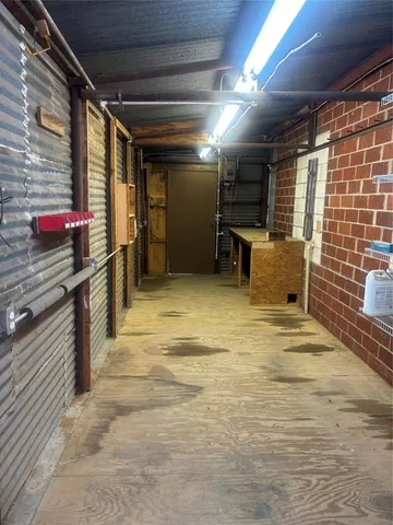 a view of storage and utility room