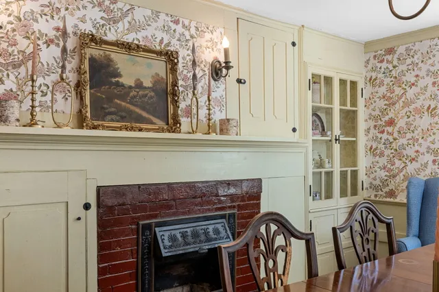 a view of a livingroom with furniture and wooden floor