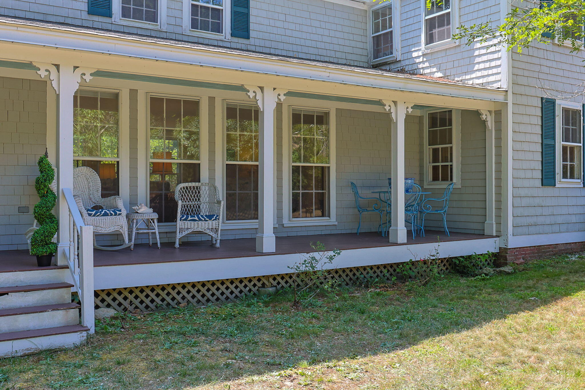 34 Truro Center Road Truro, MA 02666 - Photo 3 of 43 a front view of a house with a garden