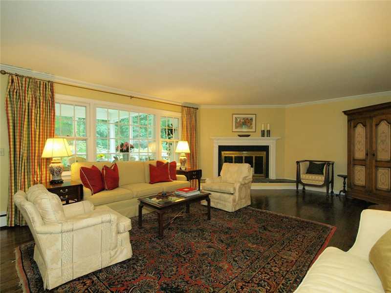 2 Shady Acres Road Darien, CT 06820 - Photo 4 of 18 a living room with furniture large window and a table
