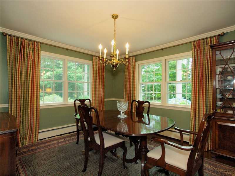 2 Shady Acres Road Darien, CT 06820 - Photo 9 of 18 a view of a dining room with furniture window and outside view