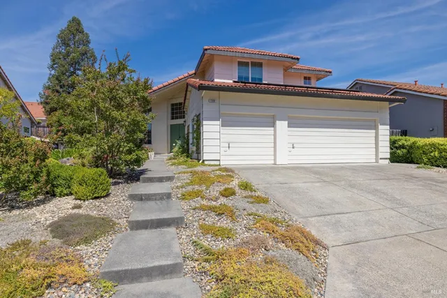 a house view with a outdoor space
