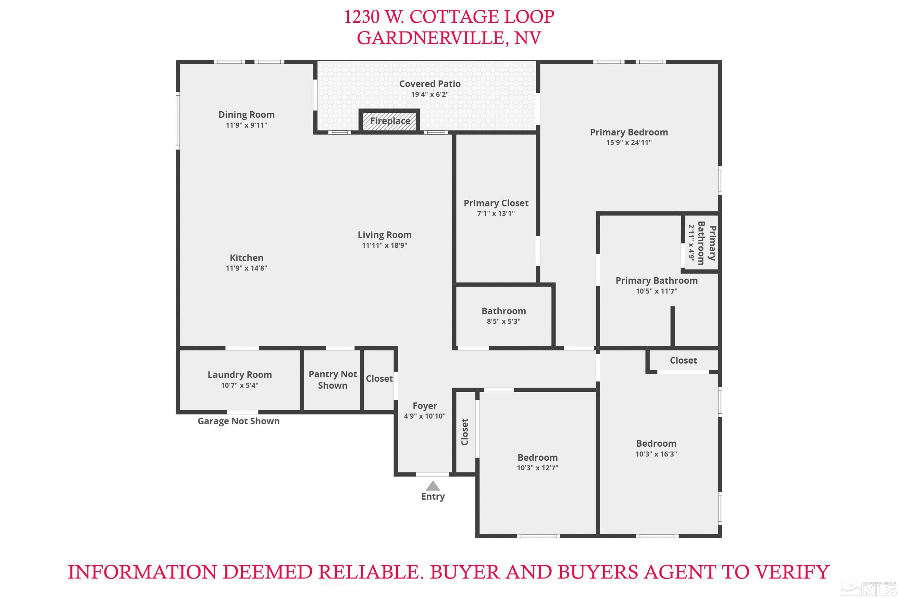 1230 West Cottage Loop Gardnerville, NV 89460 - Photo 25 of 25 a picture of a cabinet with a white wall