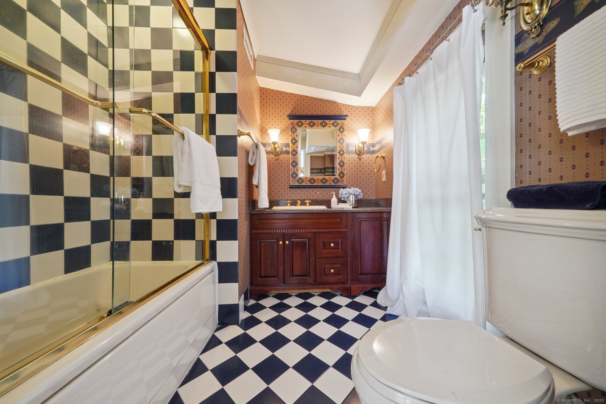 342 Greens Farms Road Westport, CT 06880 - Photo 16 of 31 a bathroom with a sink a toilet and shower