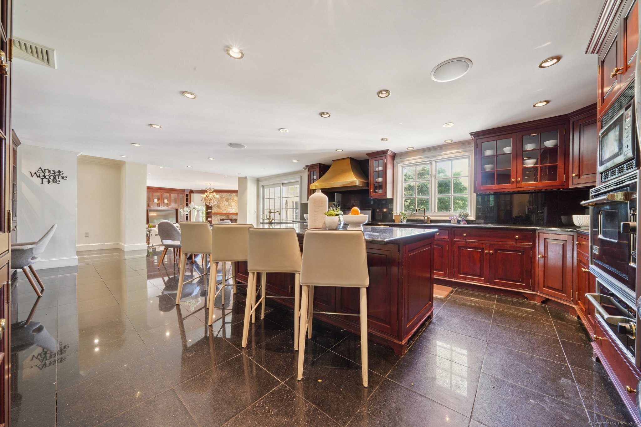 342 Greens Farms Road Westport, CT 06880 - Photo 19 of 31 a large kitchen with lots of counter space and a sink
