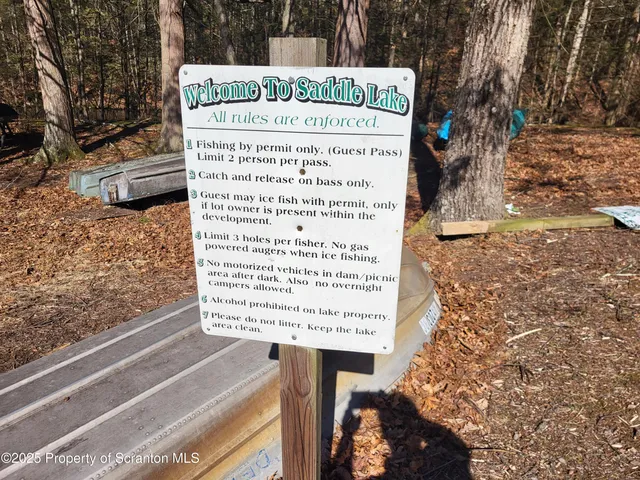 a sign on the side of a road