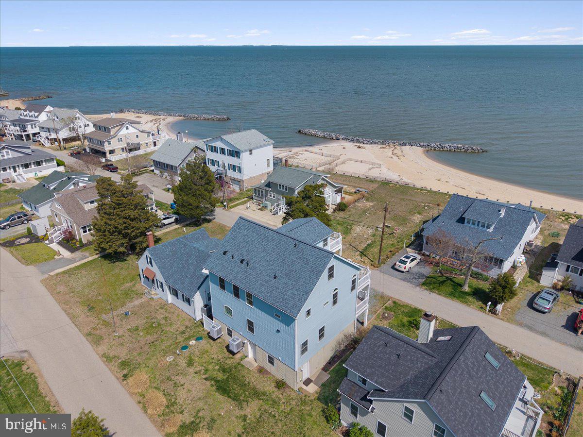 2818 Beach Drive Huntingtown, MD 20639 - Photo 72 of 74 an aerial view of a house with a lake