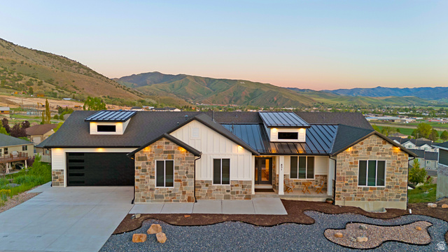 851 Grandview Drive Morgan, UT 84050 - Photo 49 of 68 Modern farmhouse-style home with stone and vertical siding accents