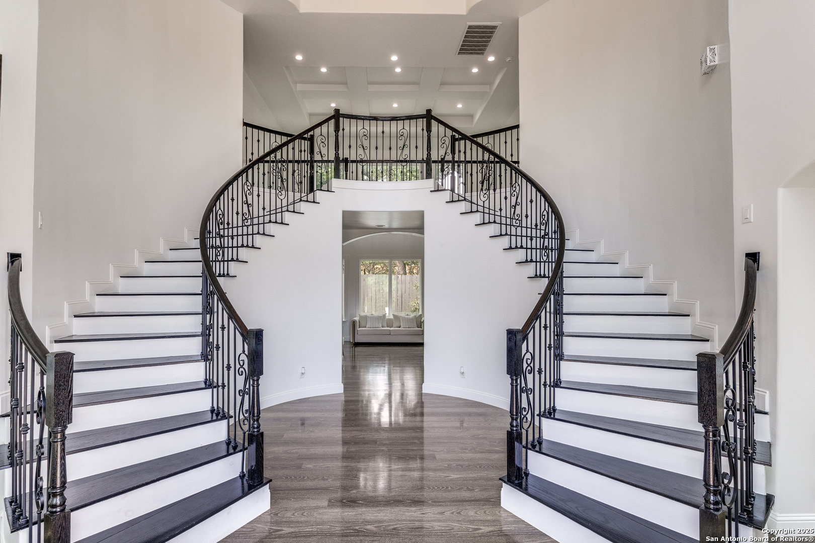 1071 Hidden Valley Drive Spring Branch, TX 78070 - Photo 2 of 30 a view of entryway and hall with wooden floor