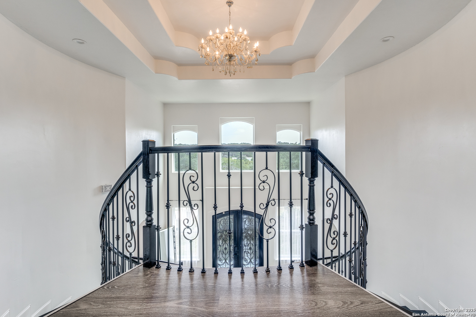 1071 Hidden Valley Drive Spring Branch, TX 78070 - Photo 6 of 30 a view of entryway and hall with wooden floor