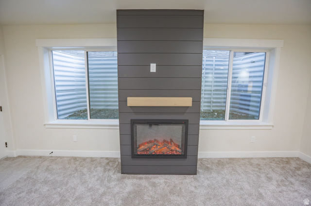 126 North 800 West Mapleton, UT 84664 - Photo 49 of 79 Detailed view of carpet floors and a fireplace
