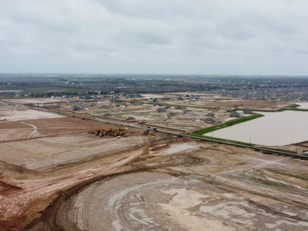 a view of an ocean and beach