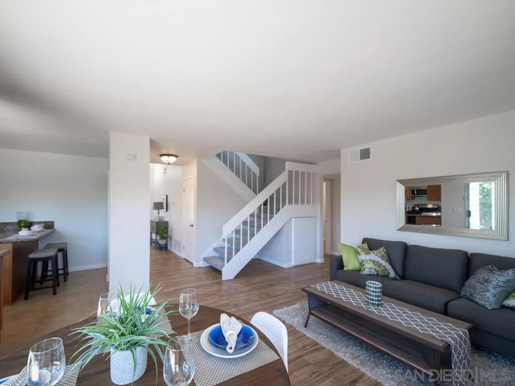 10911 Eddington Road Santee, CA 92071 - Photo 21 of 25 a living room with furniture and a wooden floor