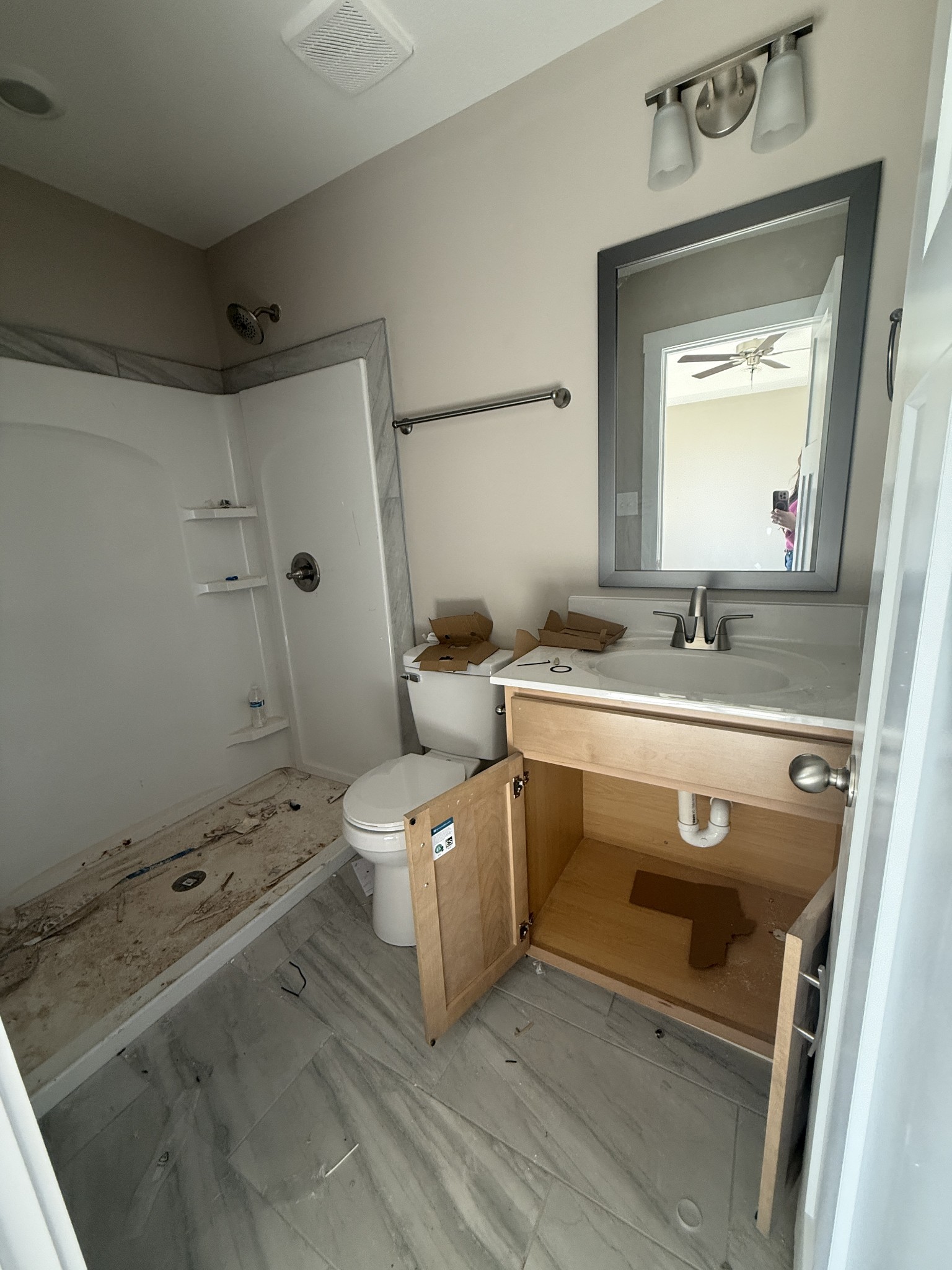 21 Echo Ridge Oak Grove, KY 42240 - Photo 50 of 51 a bathroom with a sink and a mirror