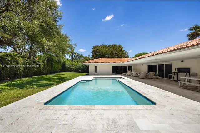 a view of a house with pool