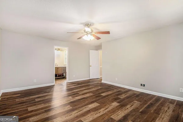 wooden floor in an empty room