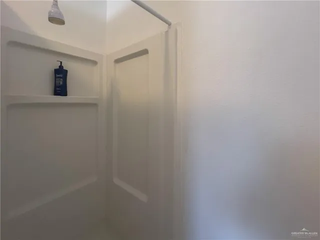 a close up of a white wall