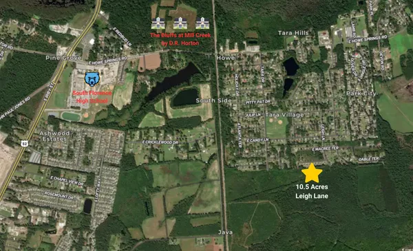 $187,500 | 10.5-acres Leigh Lane, Florence, SC 29505