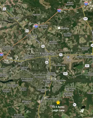 $187,500 | 10.5-acres Leigh Lane, Florence, SC 29505