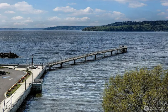 a view of a terrace with furniture