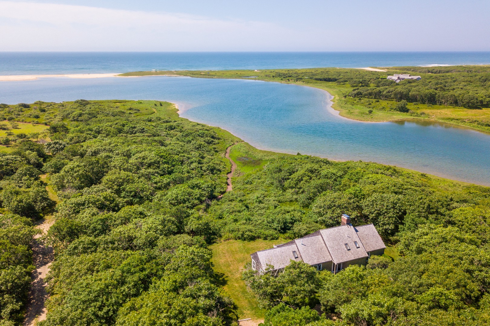 50 Oyster Watcha Road Edgartown, MA 02539 - Photo 37 of 44 a view of an ocean and beach